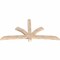 Ekena Millwork Davenport Smooth Timber Gable Bracket, Douglas Fir, 96"W x 48"H x 3 1/2"D x 5 1/2"F, 12/12 Pitch GBW096X48X0406DAV00SDF - alternate 3
